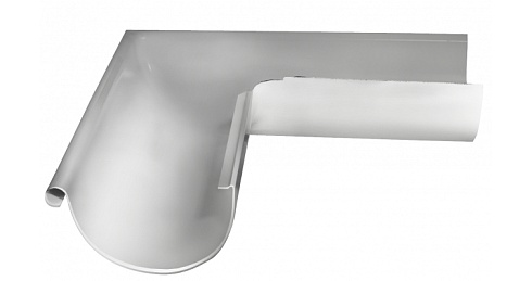 Угол желоба внешний 90° 150 мм RAL 9003 сигнальный белый