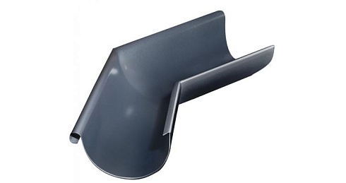 Угол желоба внешний 135° 125 мм RAL 7024 мокрый асфальт