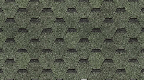 Гибкая черепица Docke Europa Карат Зеленый