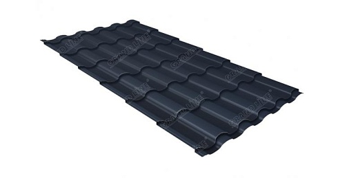Металлочерепица Grand Line Kredo 0,5 мм Satin Matt RAL 7024
